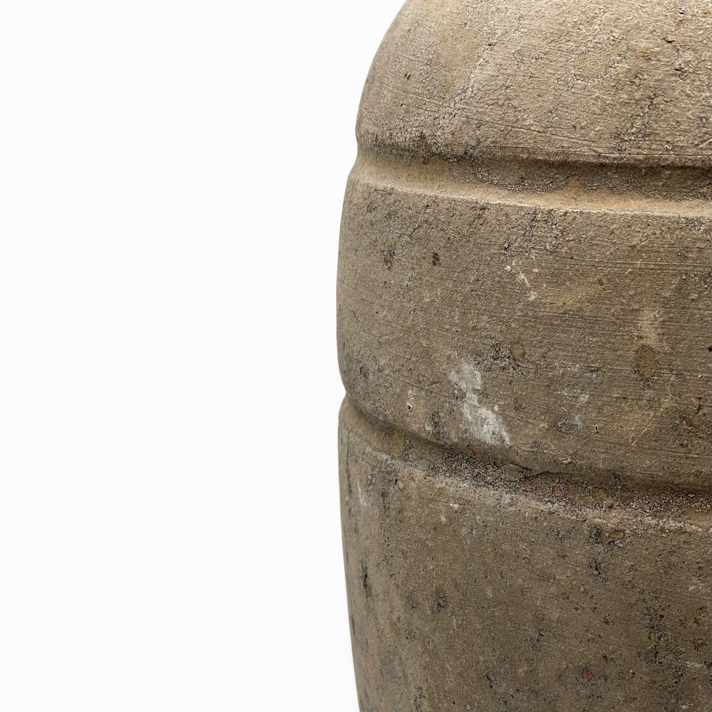 Tall handmade amphora