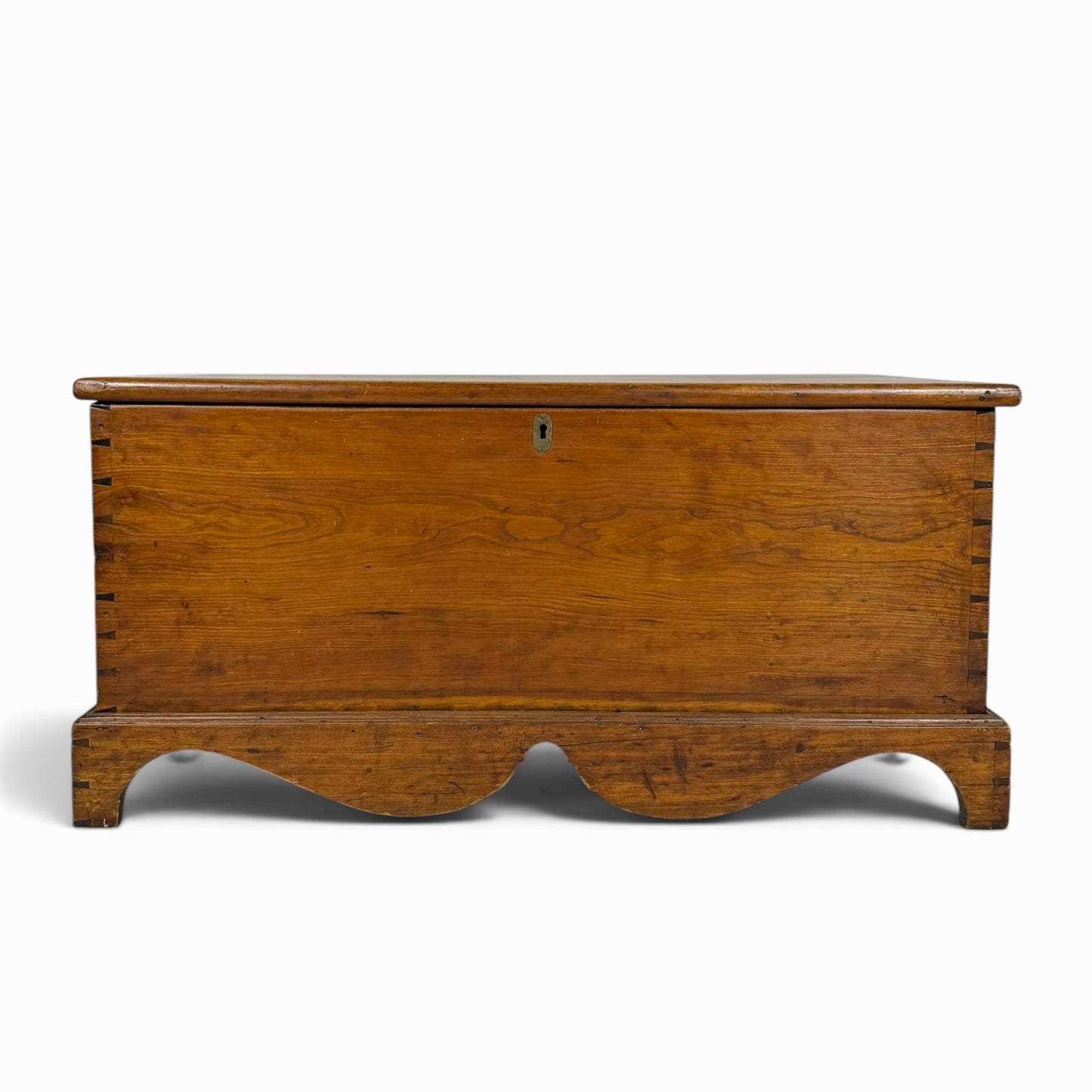 Antique American cherry blanket chest