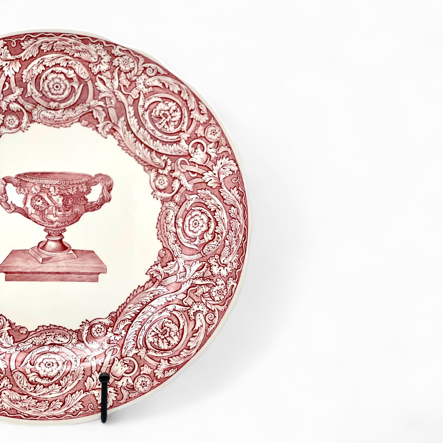 Large decorative English plate