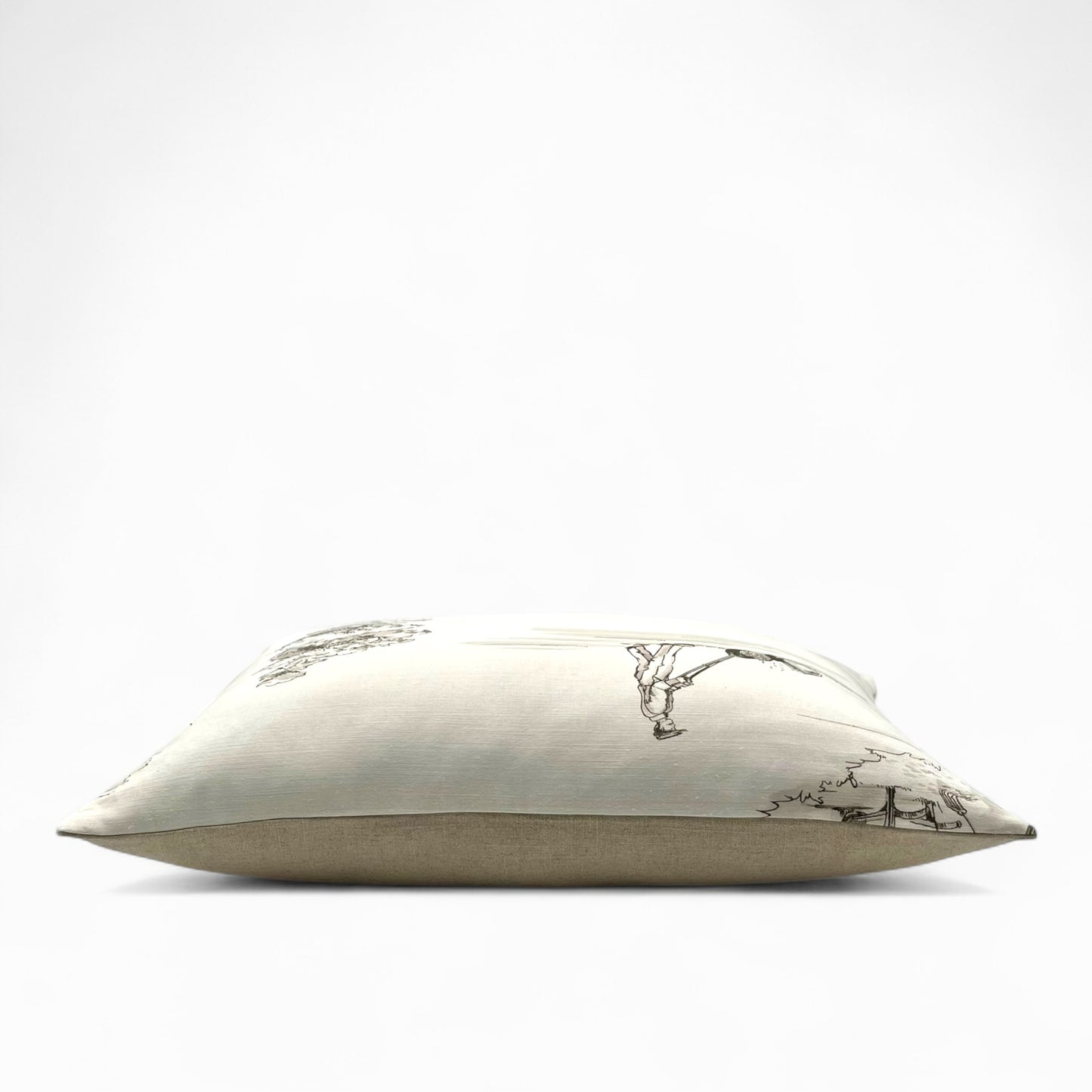 Pillow in vintage Nina Campbell “promenade” fabric