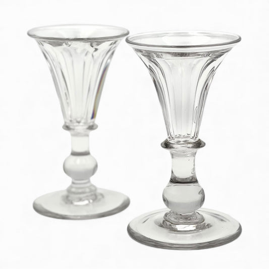 Set of 2 Georgian glasses