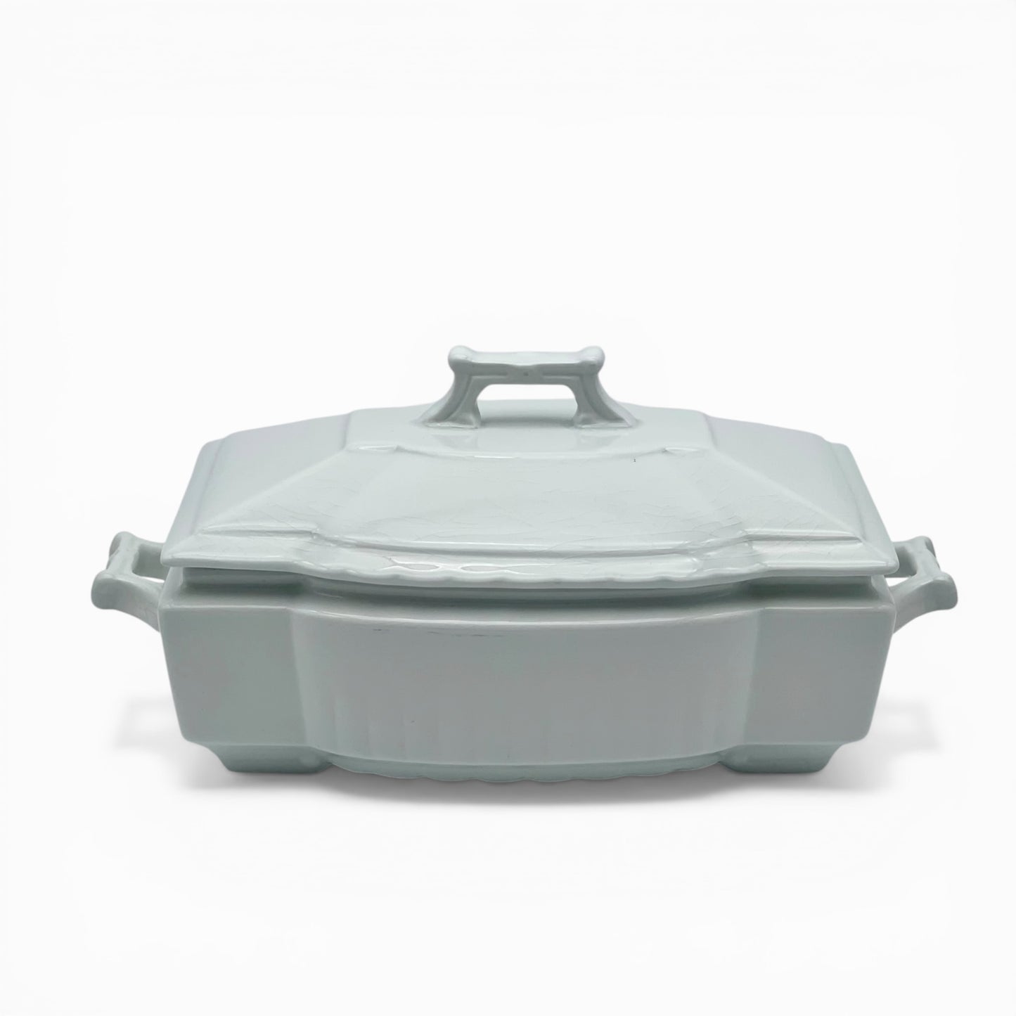 Antique ironstone lidded serving tureen