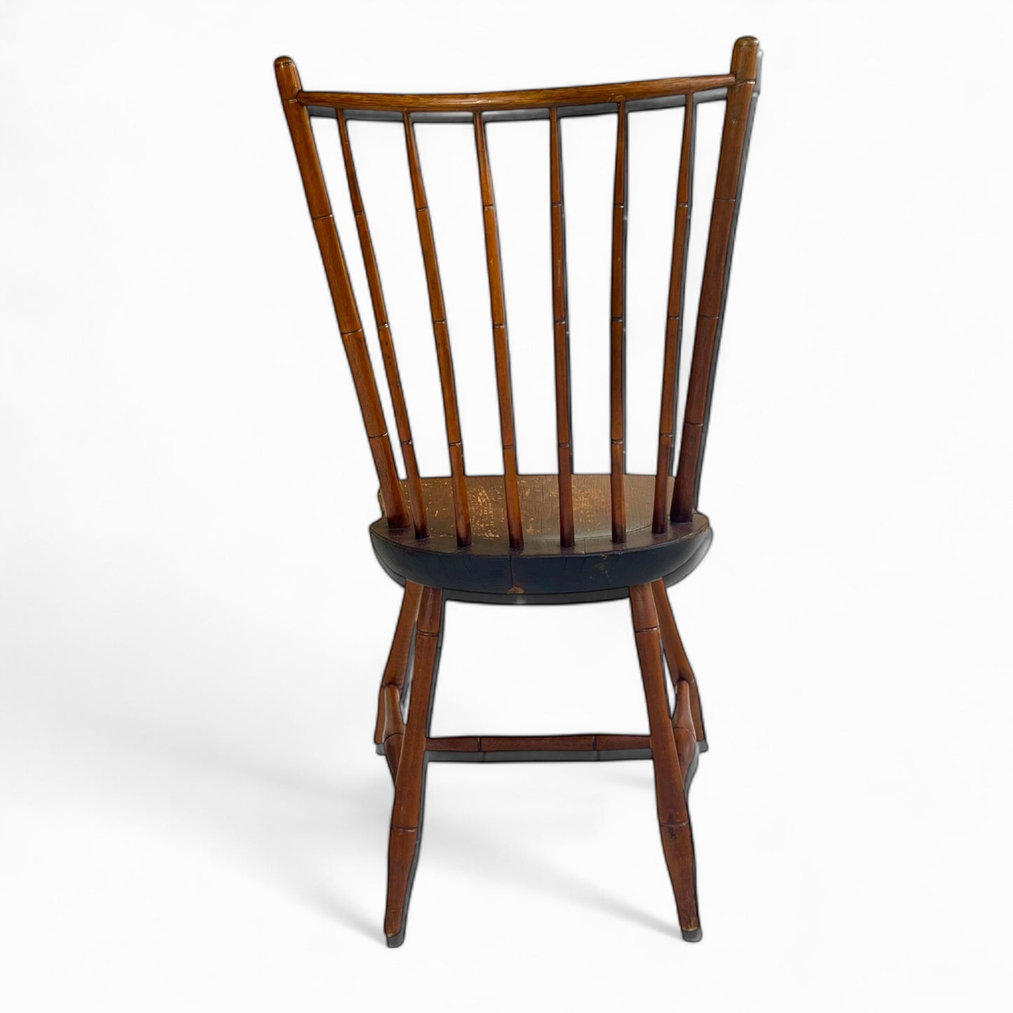 Antique faux bamboo Windsor chair