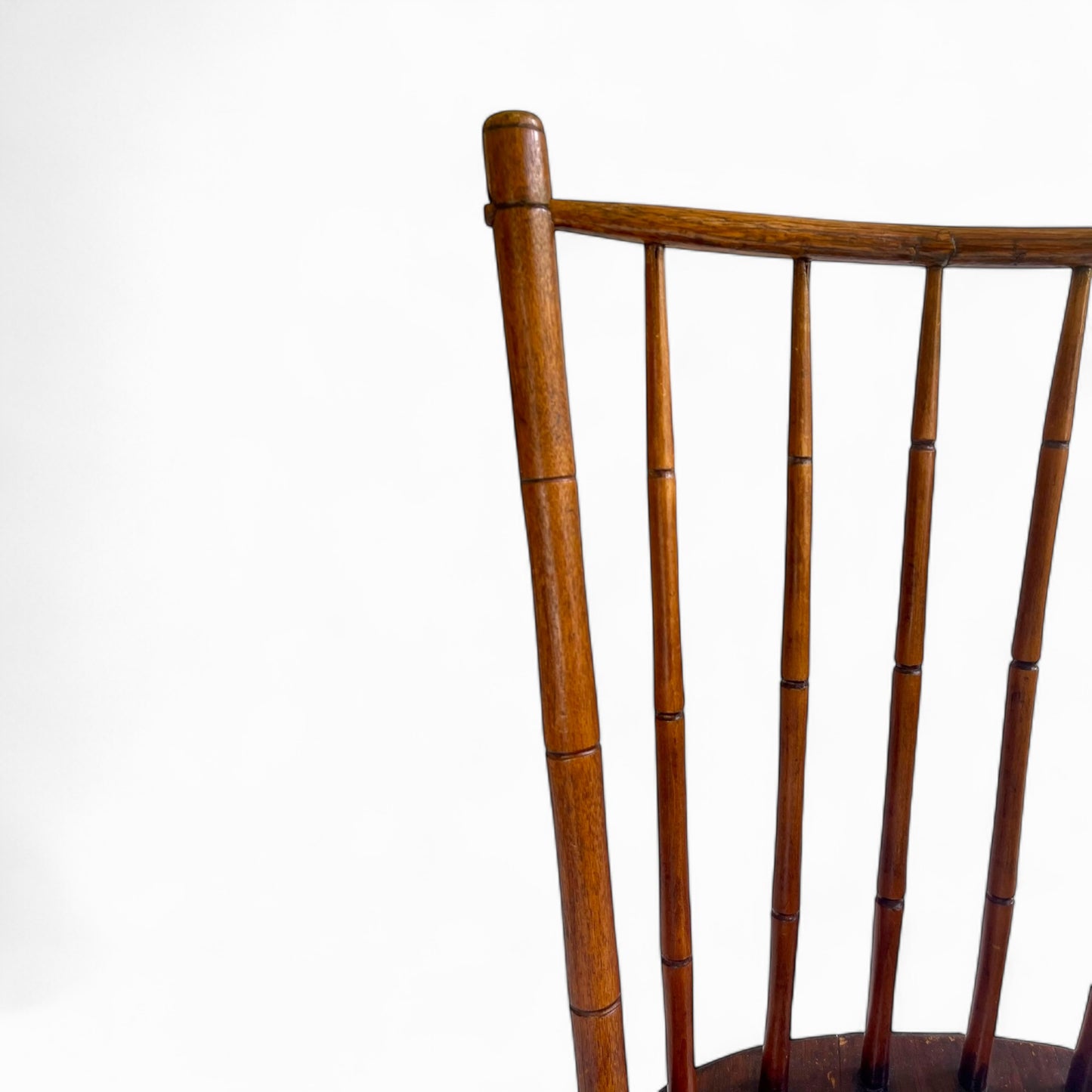 Antique faux bamboo Windsor chair