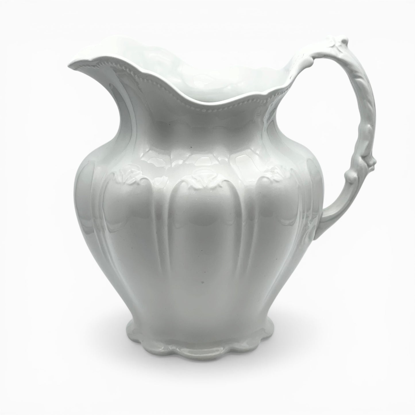 Vintage English ironstone pitcher