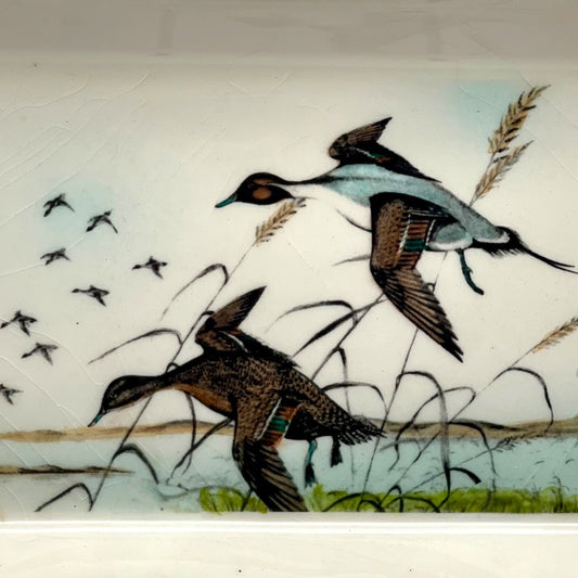 Hand-painted decorative dish