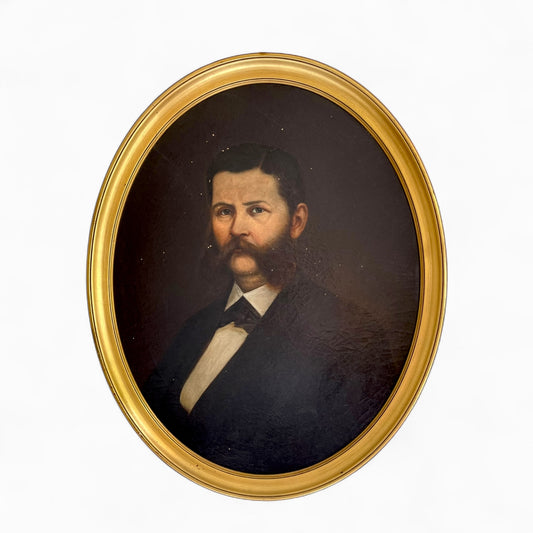 Pair of oval portraits - mid 1800’s - Unknown Artist