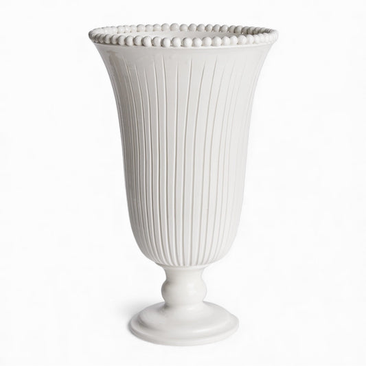 Handmade Italian tall vase