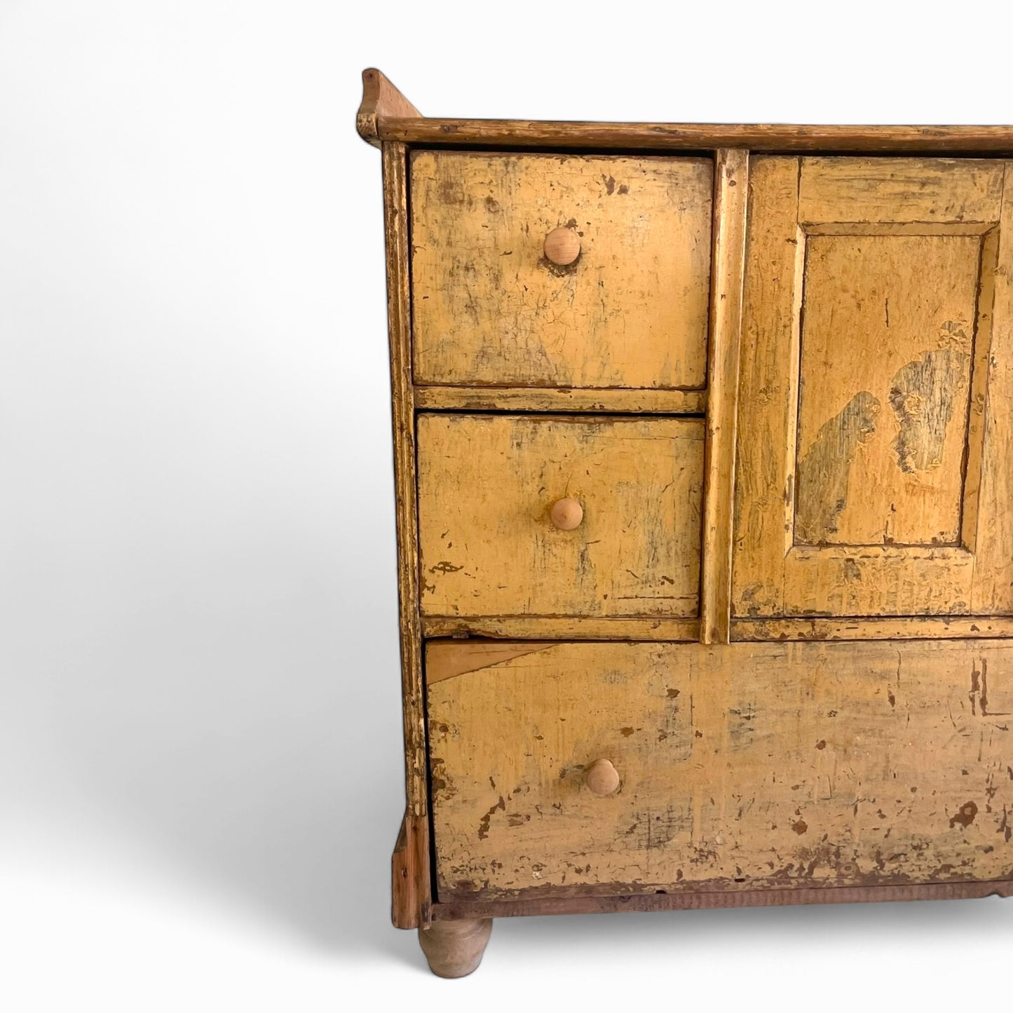 Large primitive country sideboard