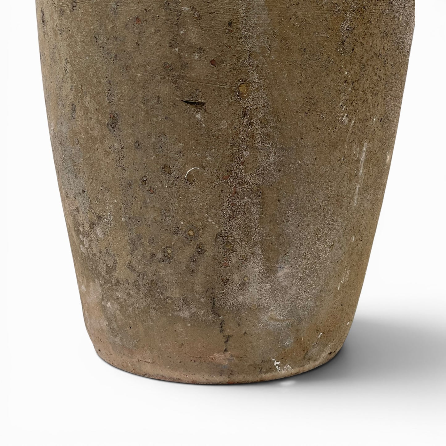 Tall handmade amphora