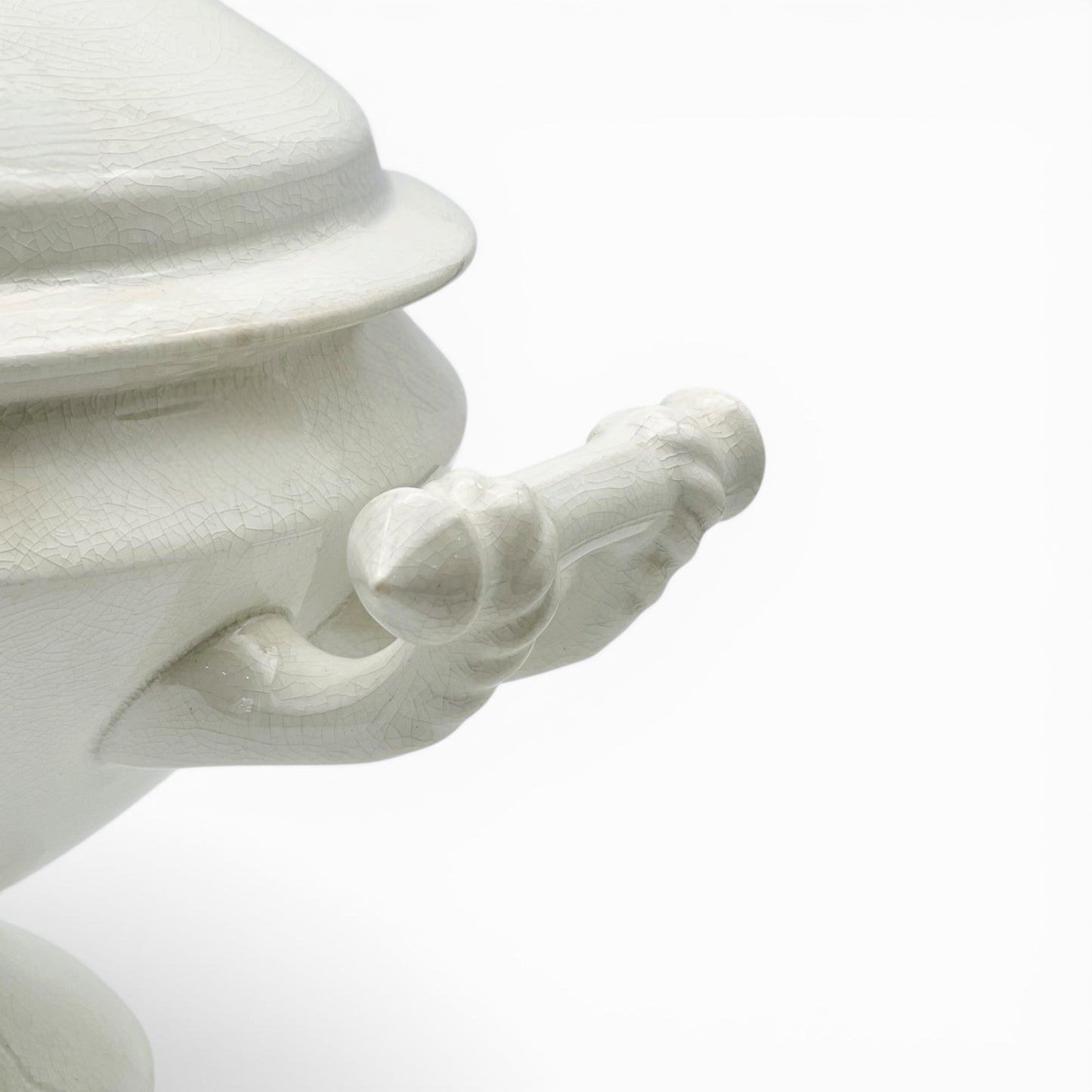 Large white ironstone tureen