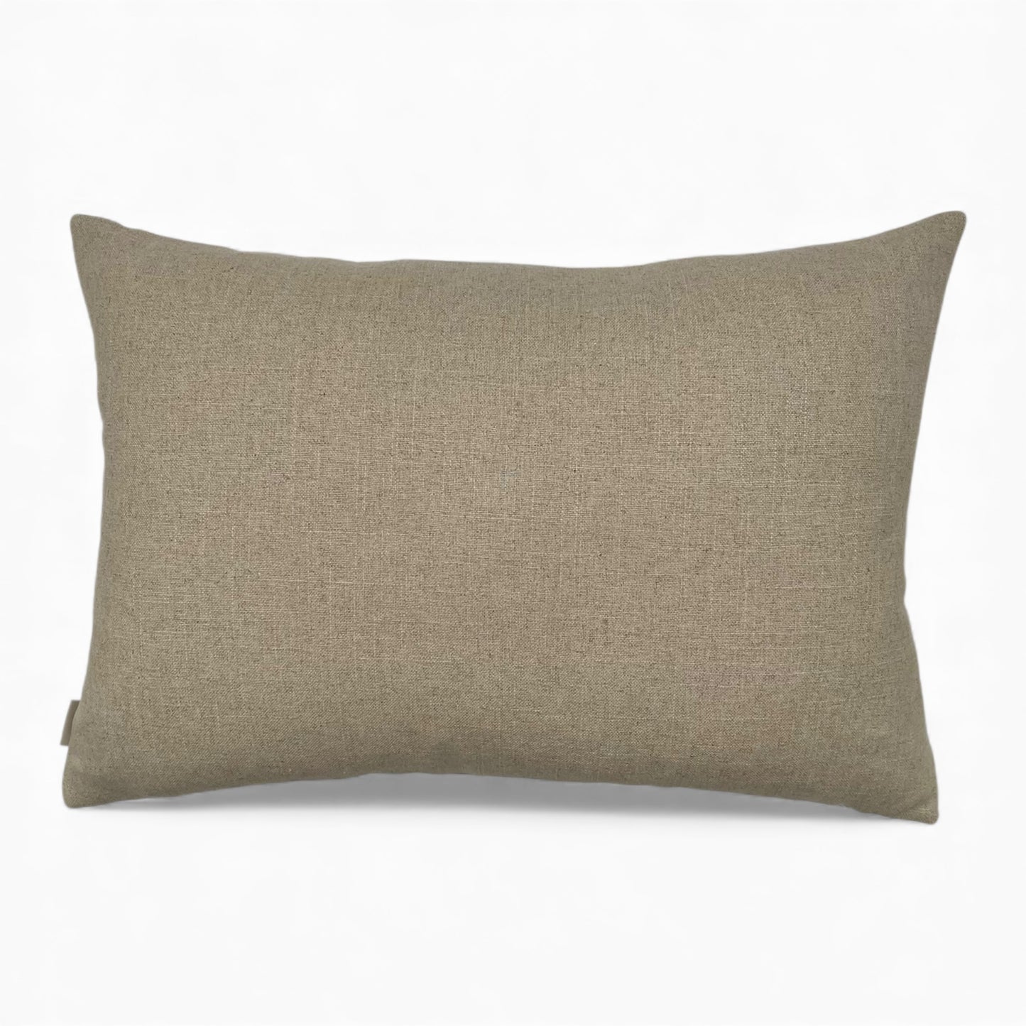 Pillow made with white and blue Anna French fabric