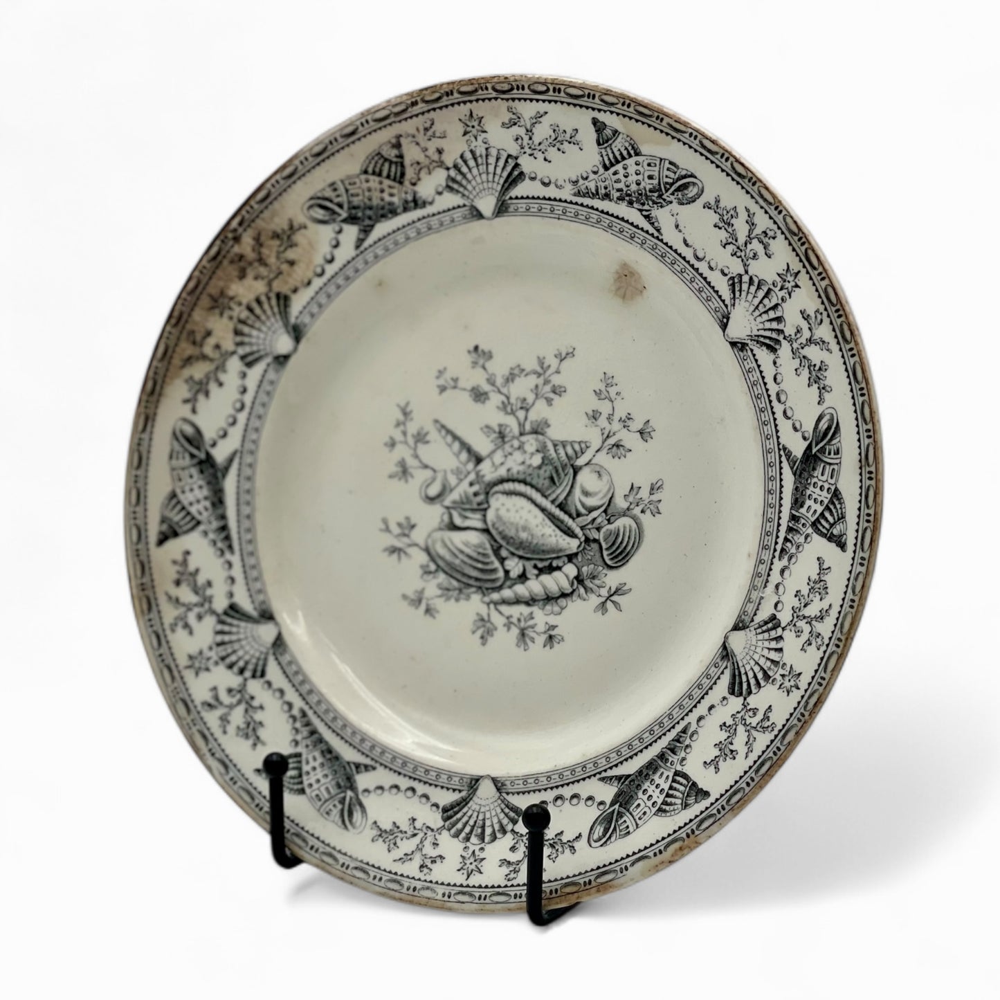 Antique Rolland & Clews transferware plate