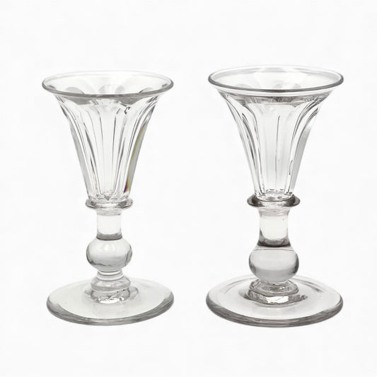 Set of 2 Georgian glasses