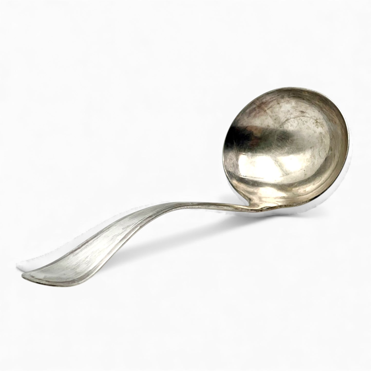 Vintage nickel Silver Ladle