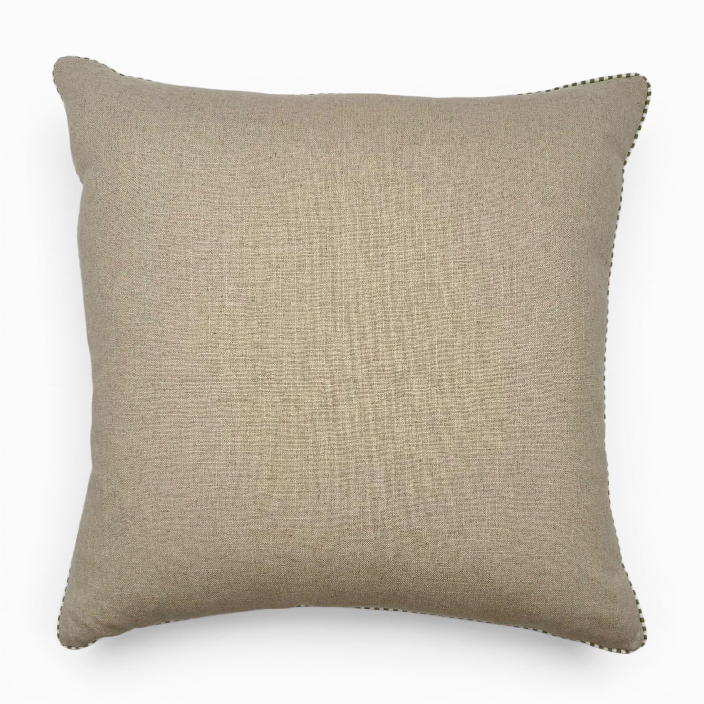 Pillow made with Anna French linen "Woodland"