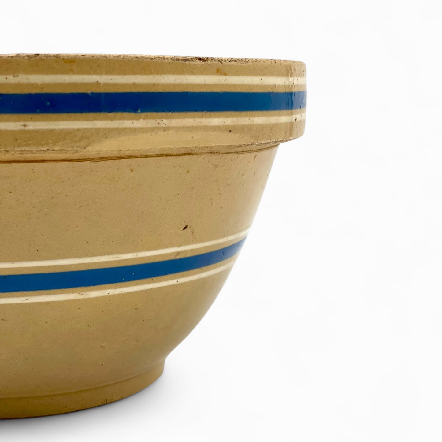 Antique yellowware mixing bowl