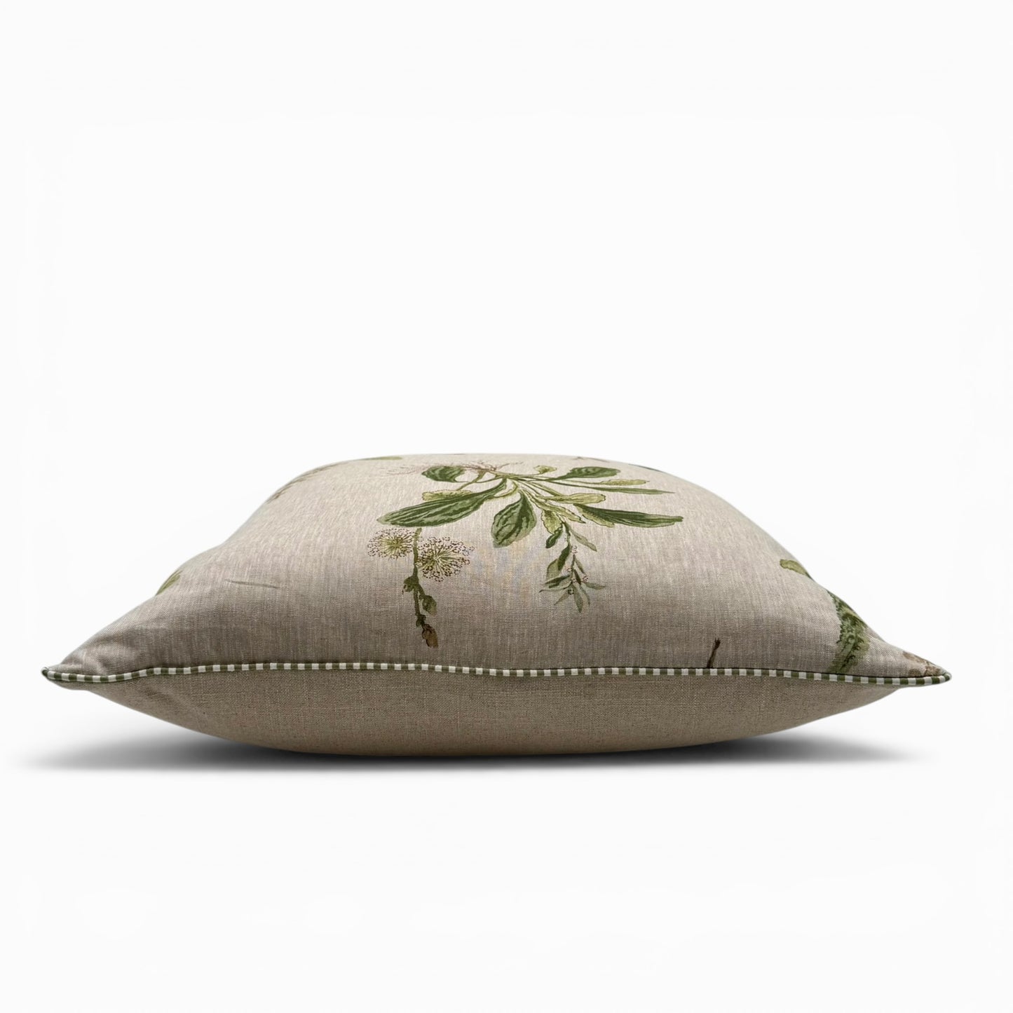 Pillow made with Anna French linen "Woodland"
