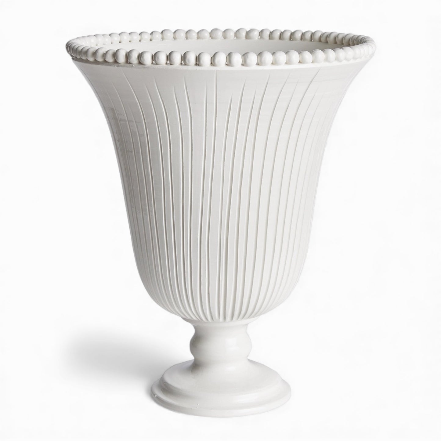 Handmade Italian wide vase