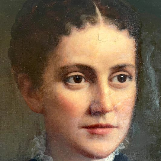 Portrait of an Italian Aristocratic Woman - mid 1800’s - Unknown Artist