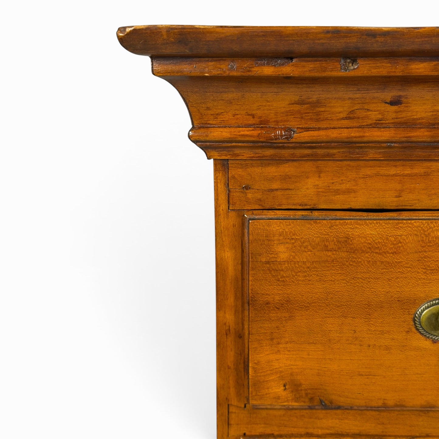 Antique black cherry chest of drawers