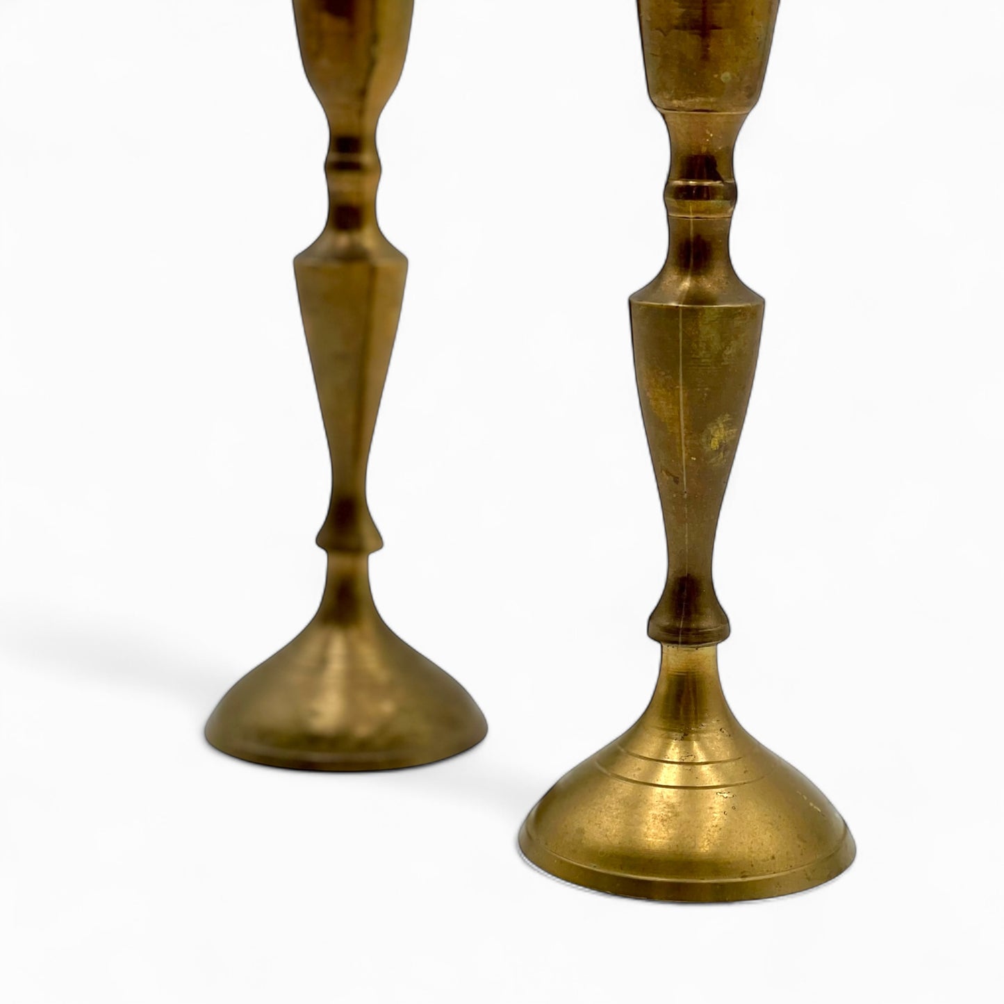 Pair of vintage brass candlesticks