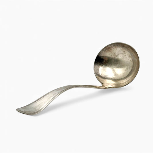 Vintage nickel Silver Ladle