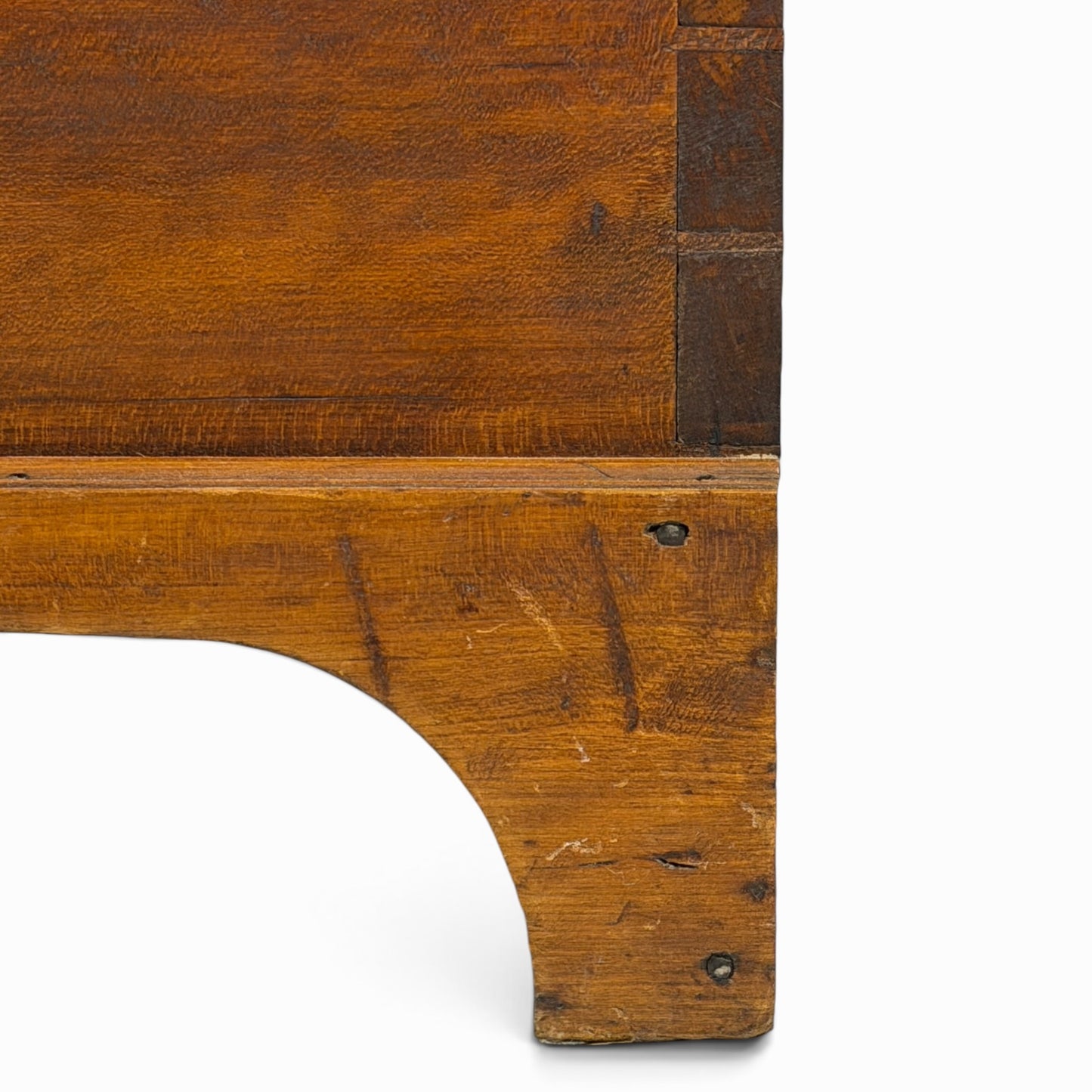 Antique American cherry blanket chest