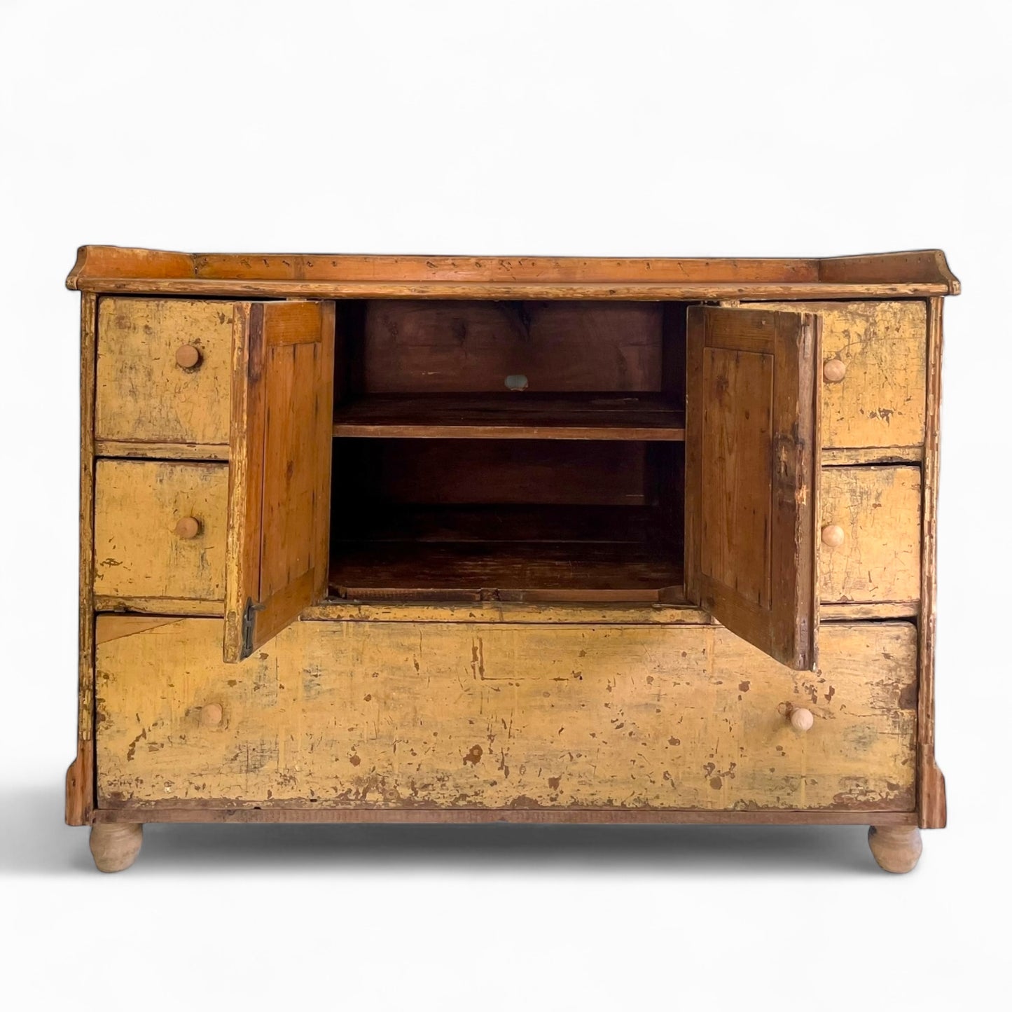 Large primitive country sideboard