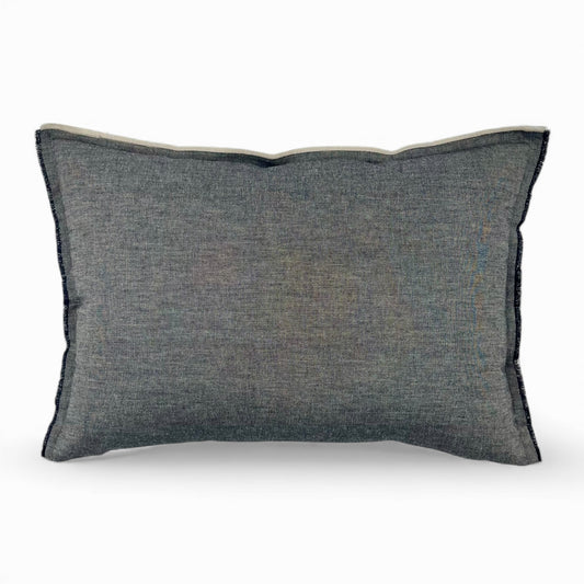 Pillow made with vintage Denim Cotton fabric