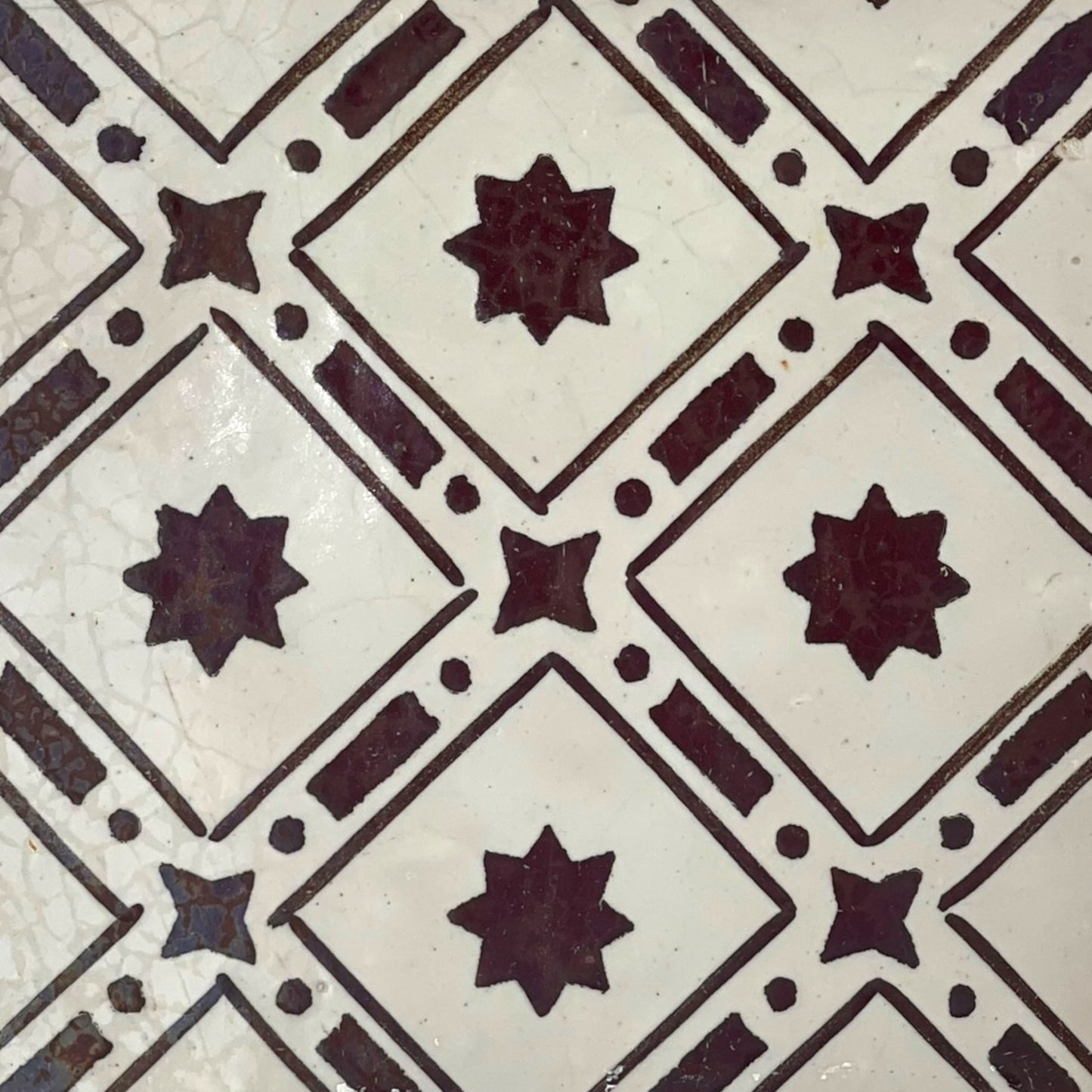 19th century Sicilian Majolica tile