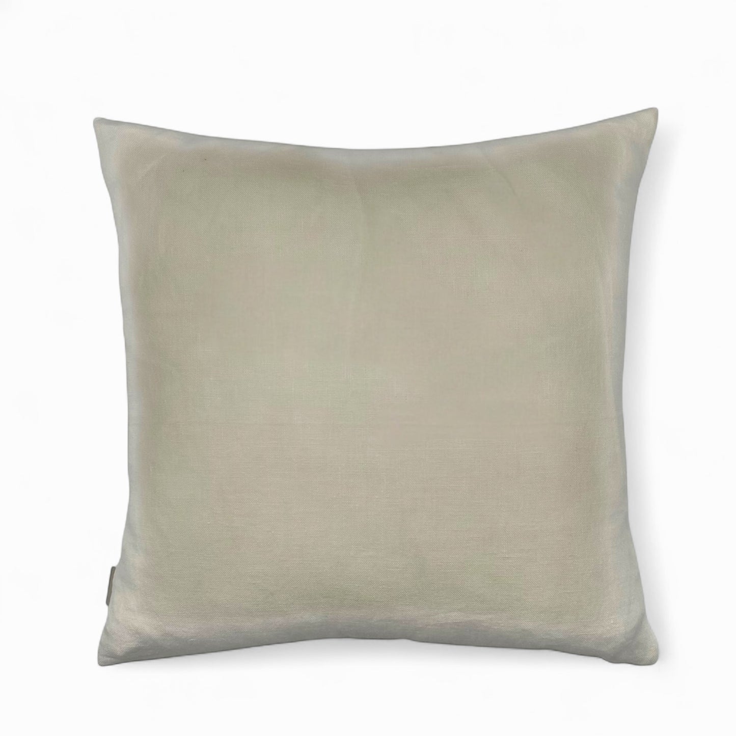 Pillow in woodland floral fabric by HARLEQUIN for Sophie Robinson (back in 100% linen)