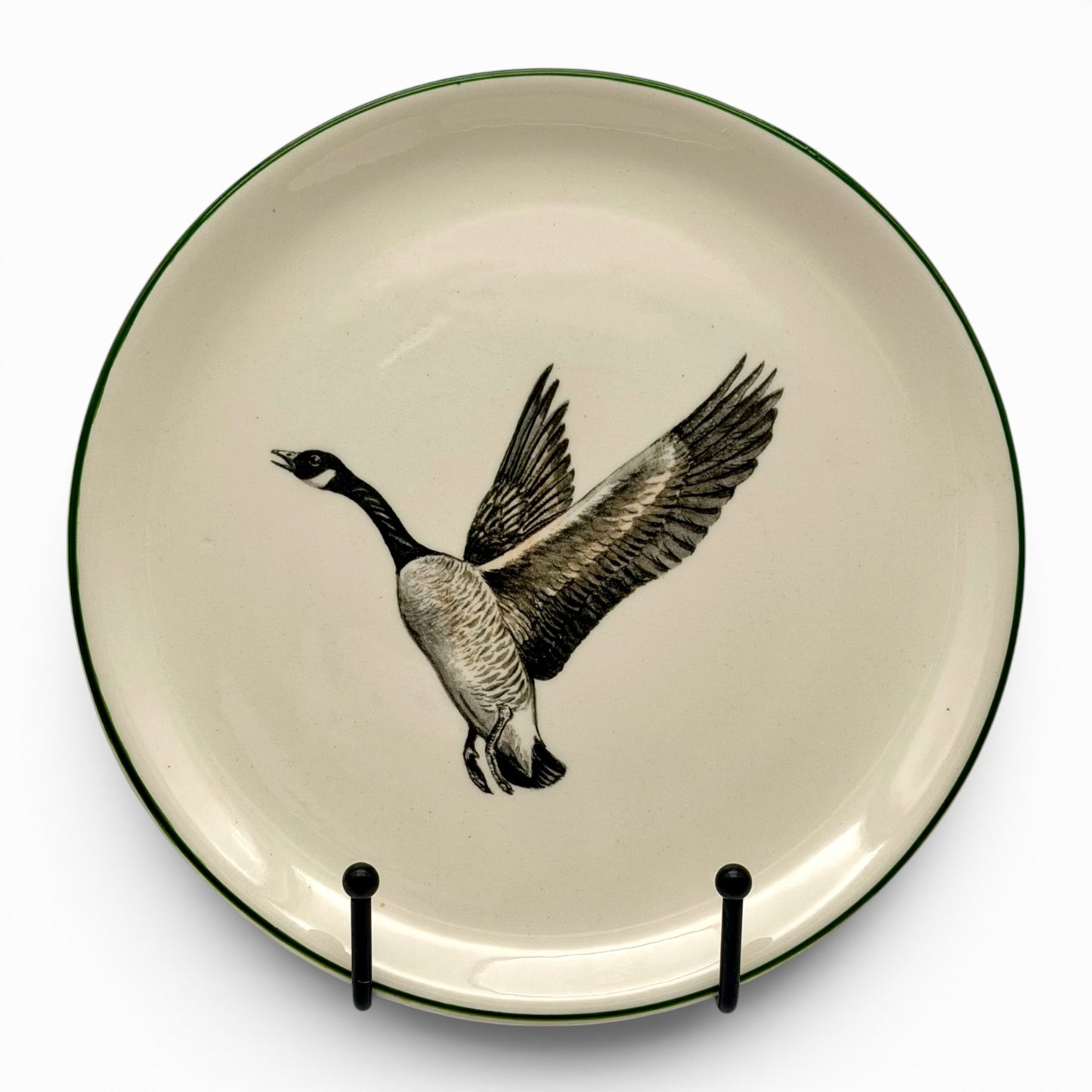 Set of six Delano Studios hand-painted plates