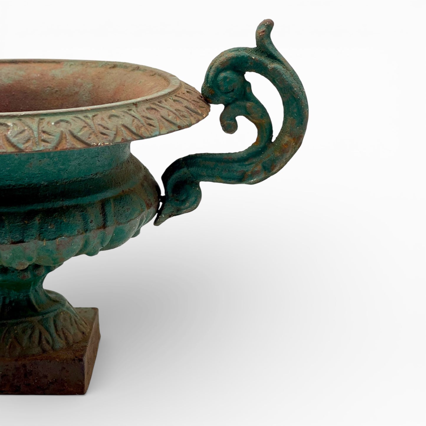 Antique French cast-iron urn