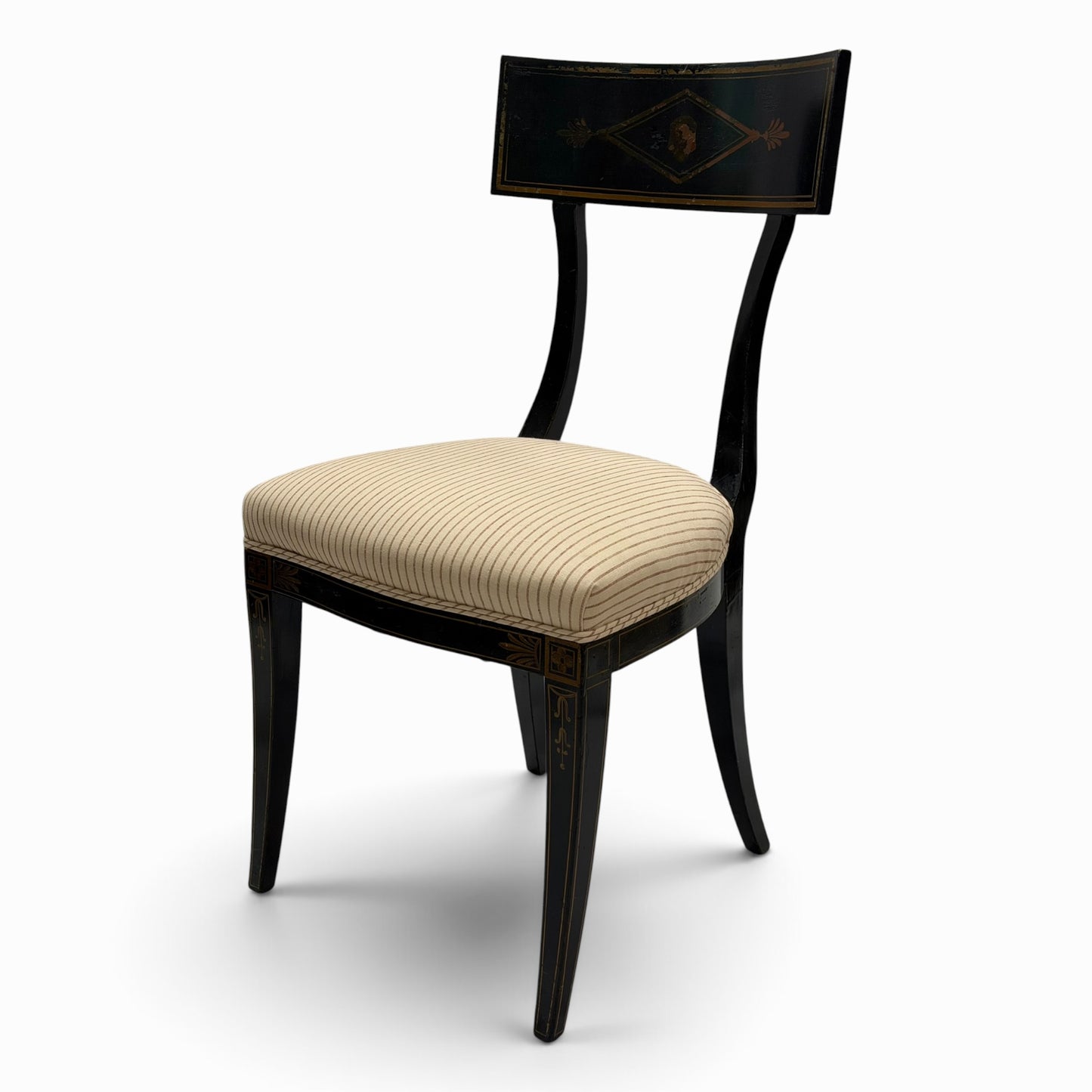 Set of two Antique Italian Neoclassical / Empire revival chairs