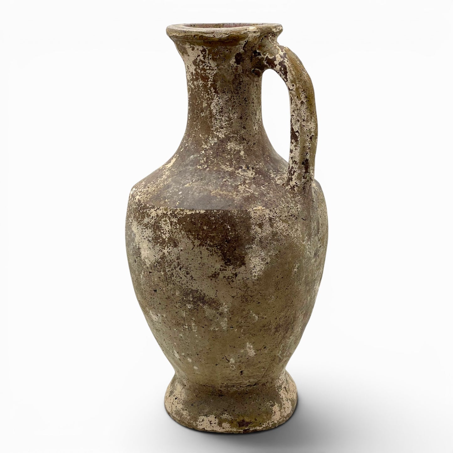 Handcrafted large vessel with one handle