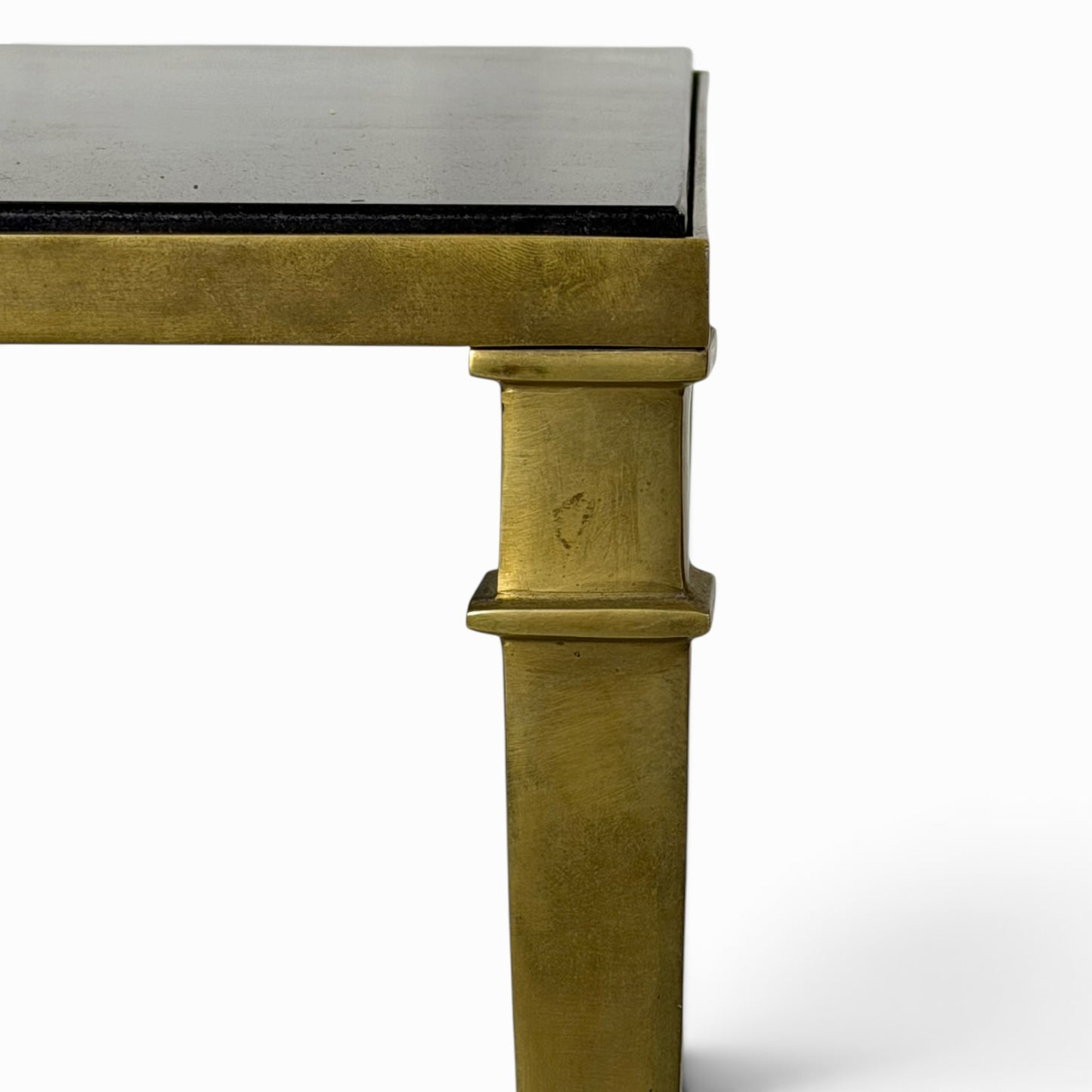 Vintage French Neoclassical brass coffee table