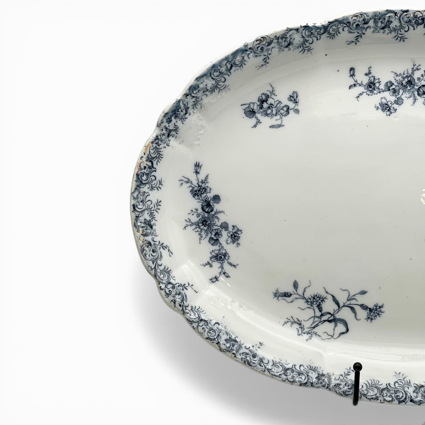 Antique large serving platter