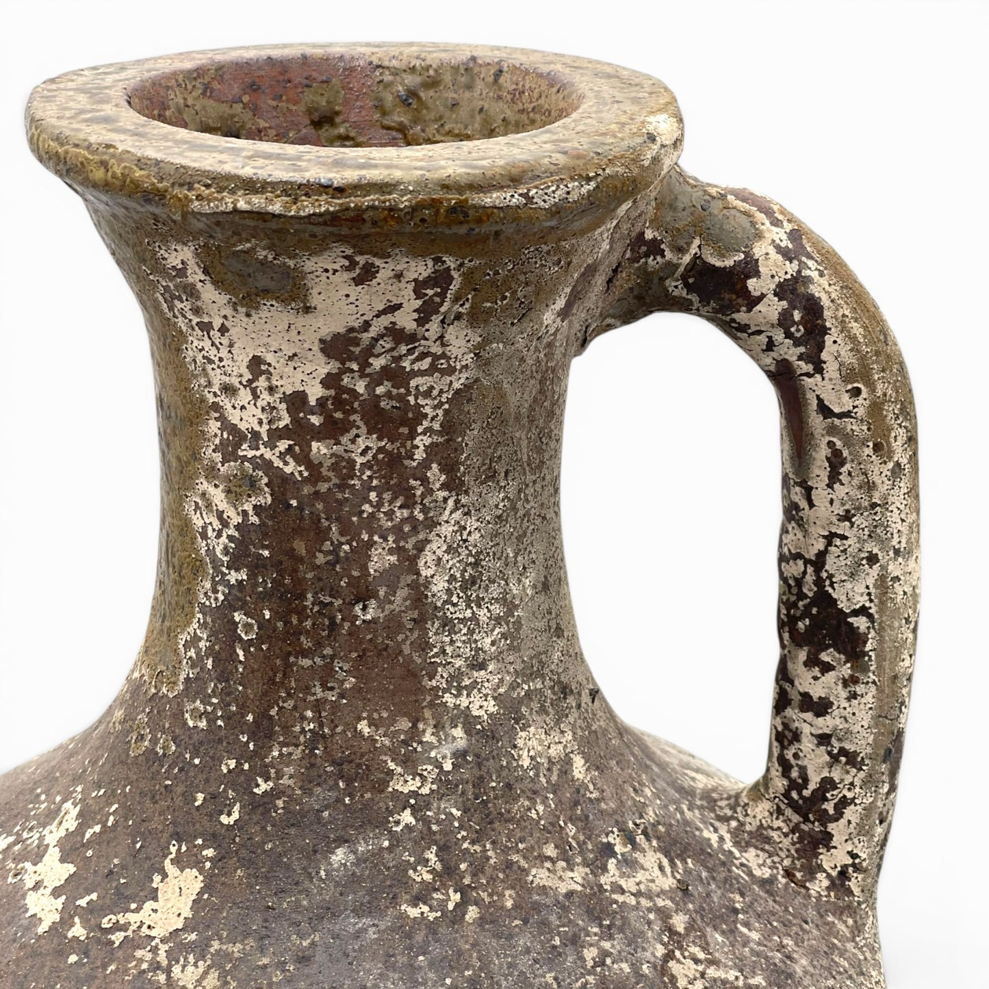 Handcrafted large vessel with one handle