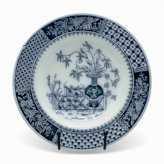 Antique Copeland 'Kew' pattern ceramic plate