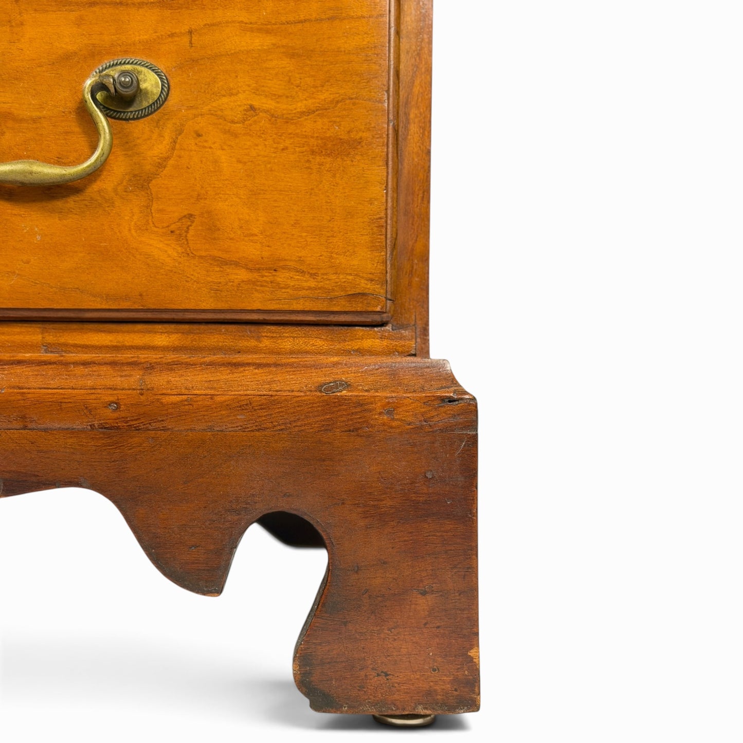Antique black cherry chest of drawers
