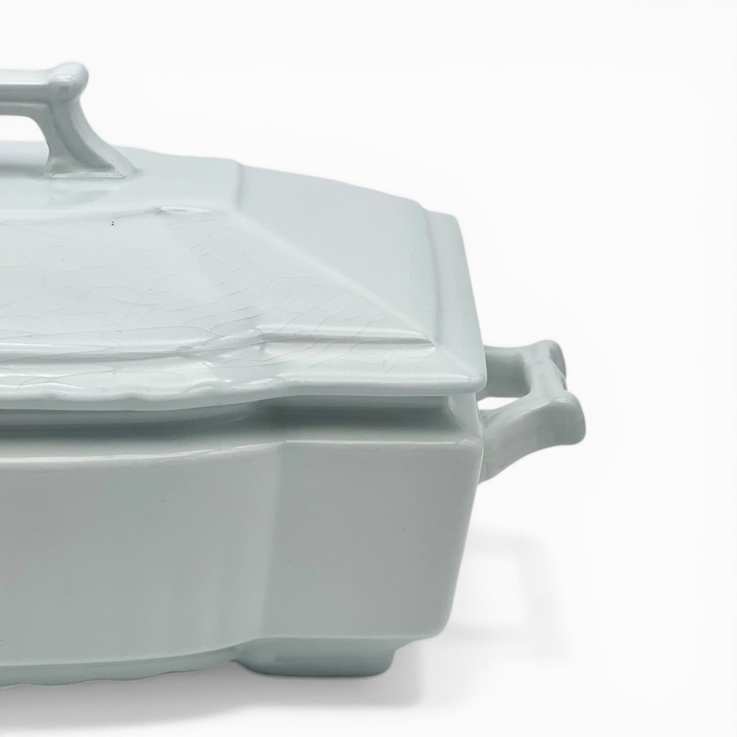 Antique ironstone lidded serving tureen