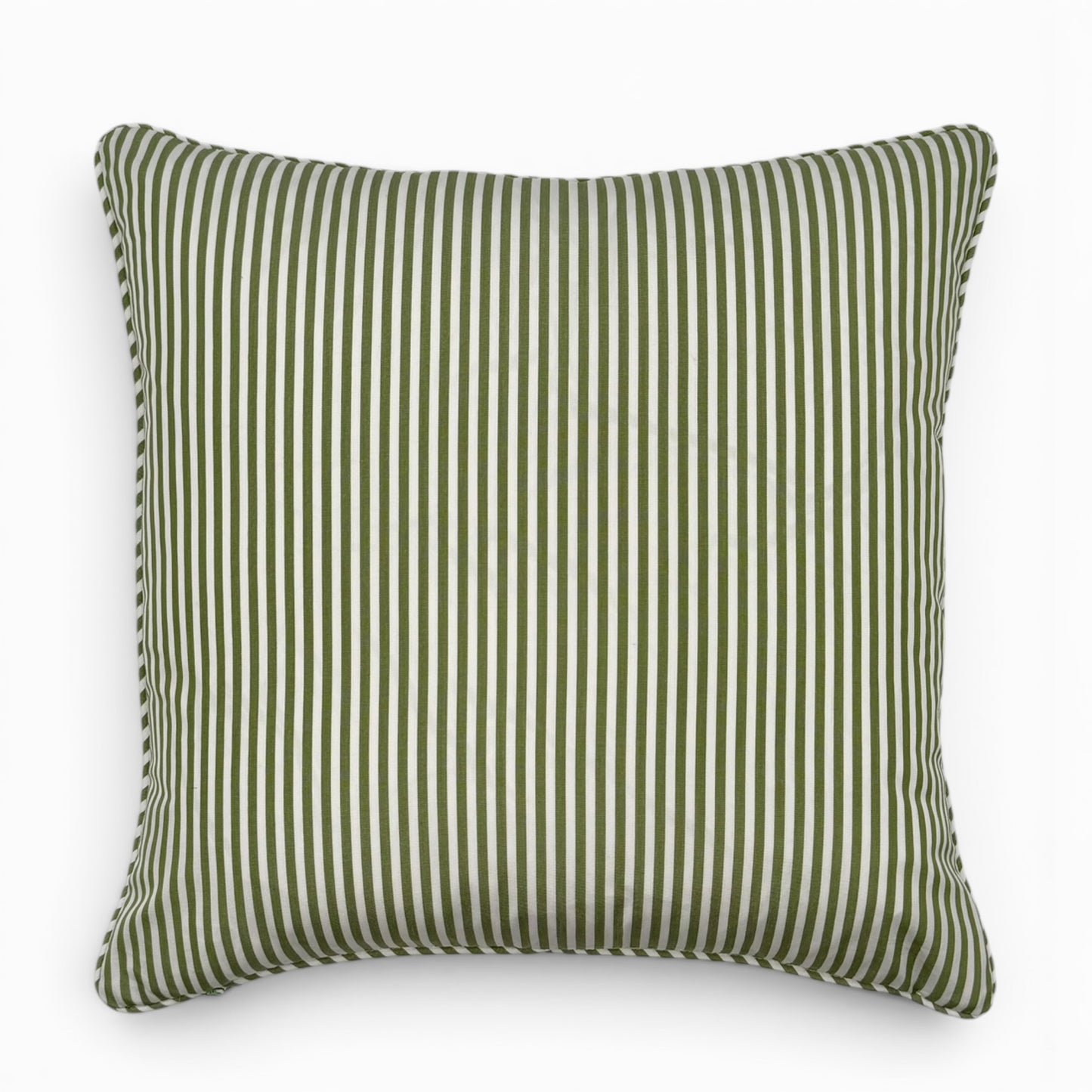 Pillow made with Anna French “Holden Stripe” fabric