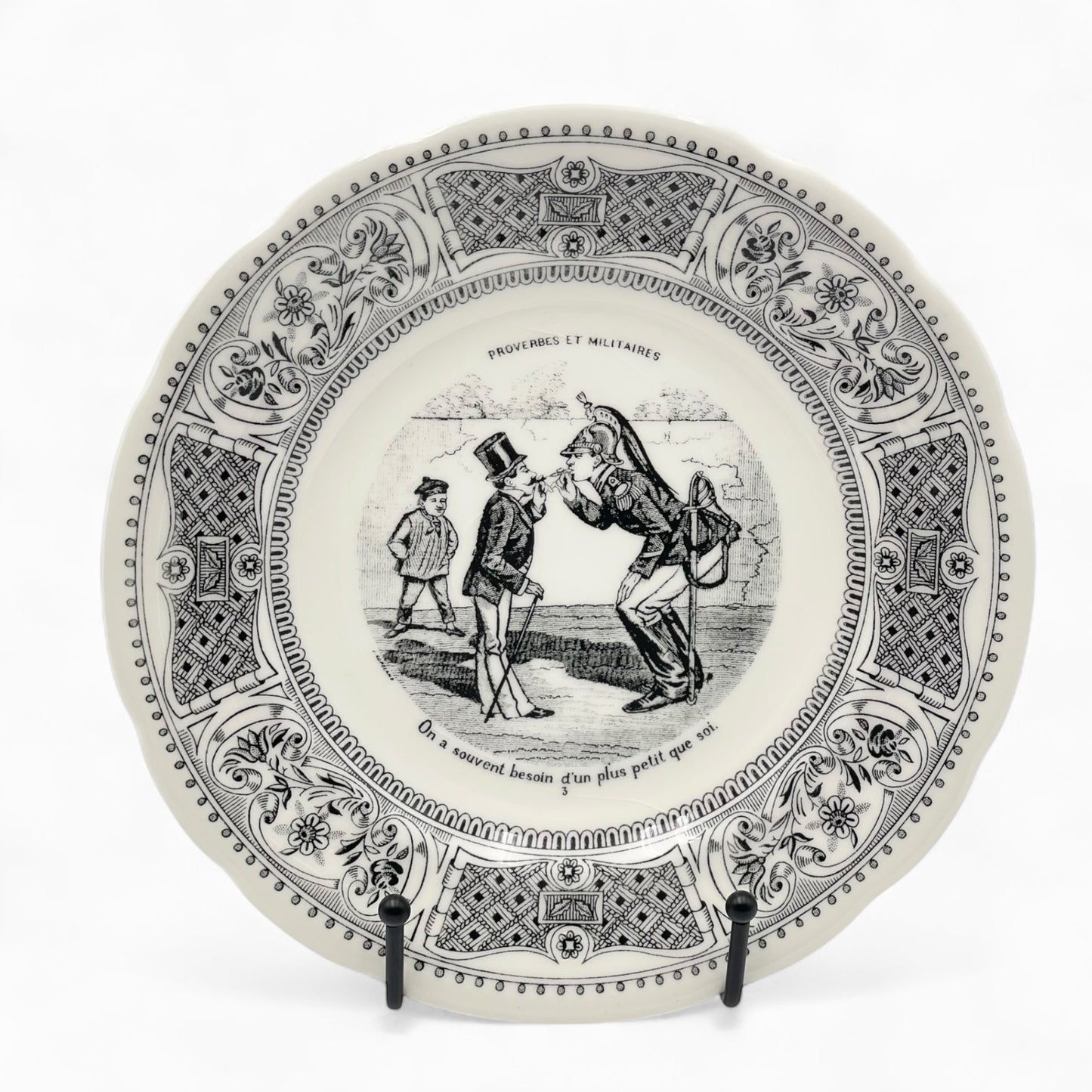 Set of 6 Vintage plates - Gien - France