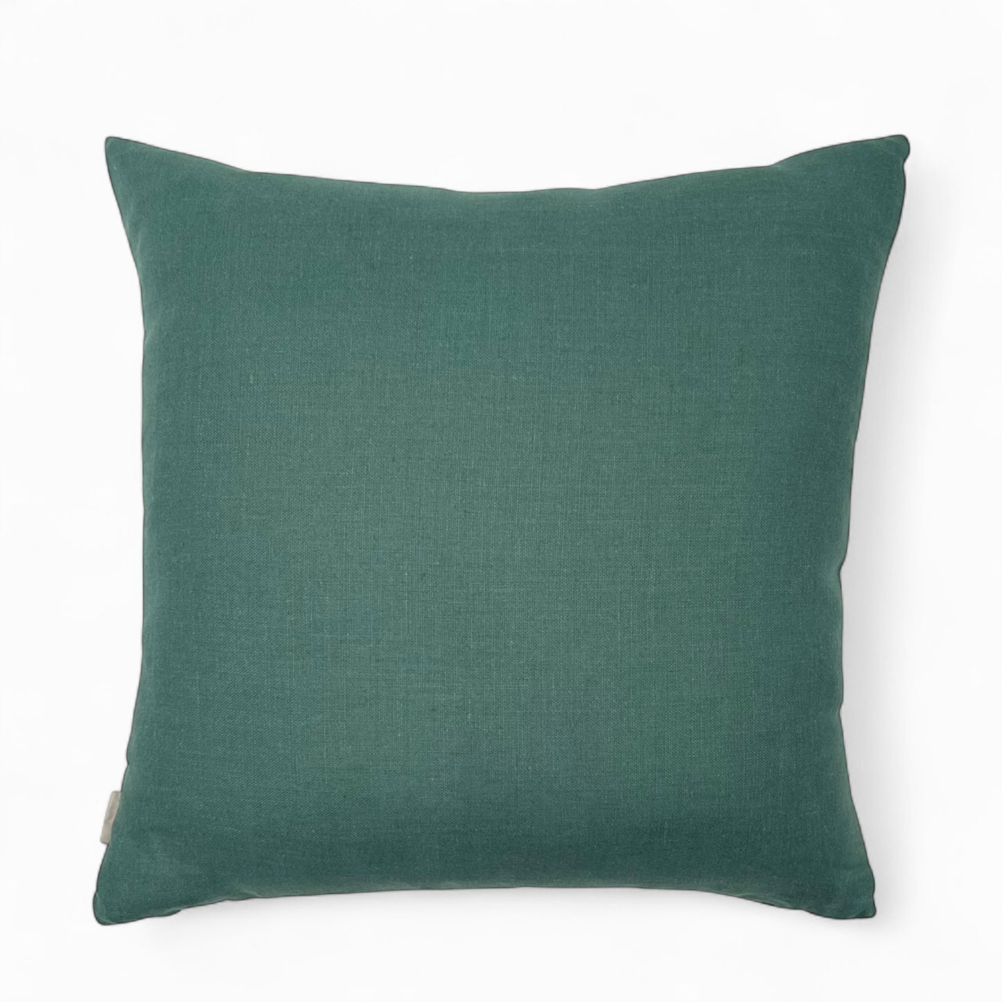 Pillow made with gobelin and vintage Irish linen