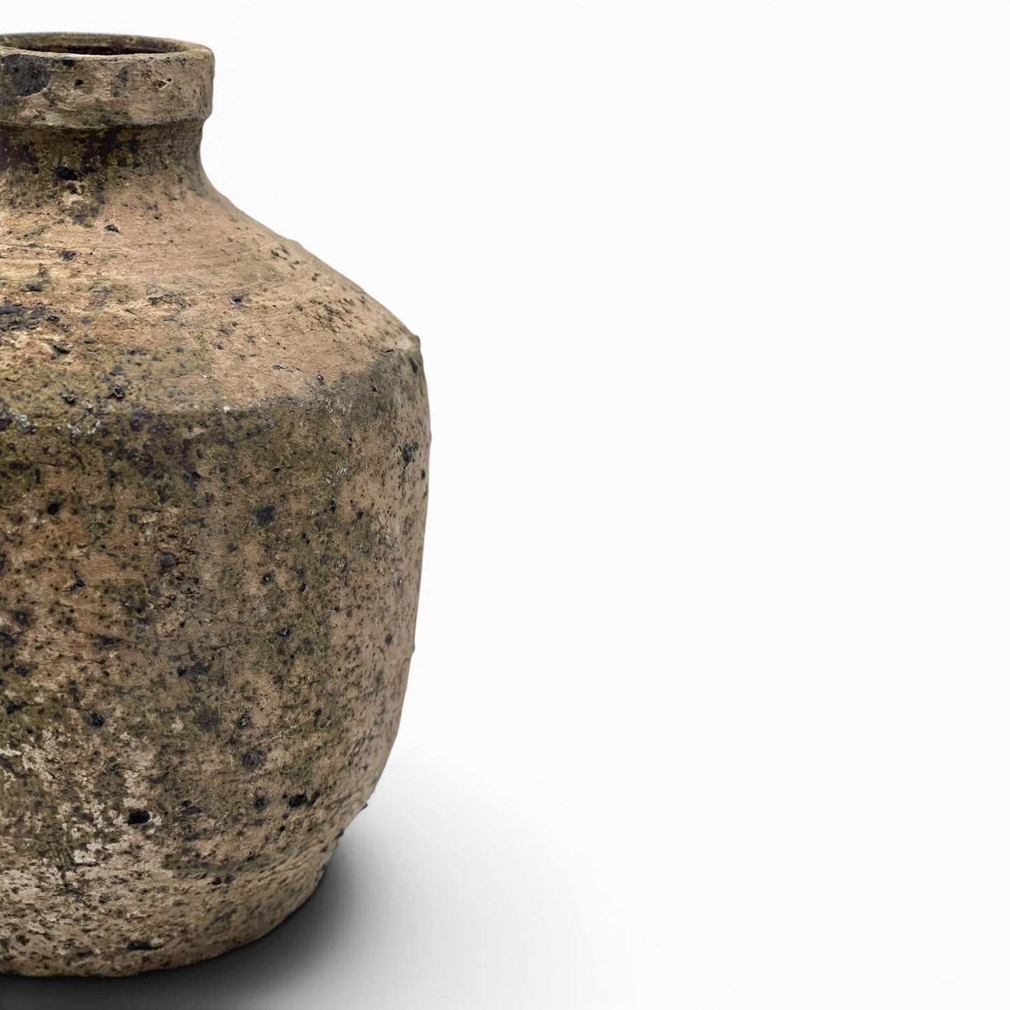 Small handcrafted amphora