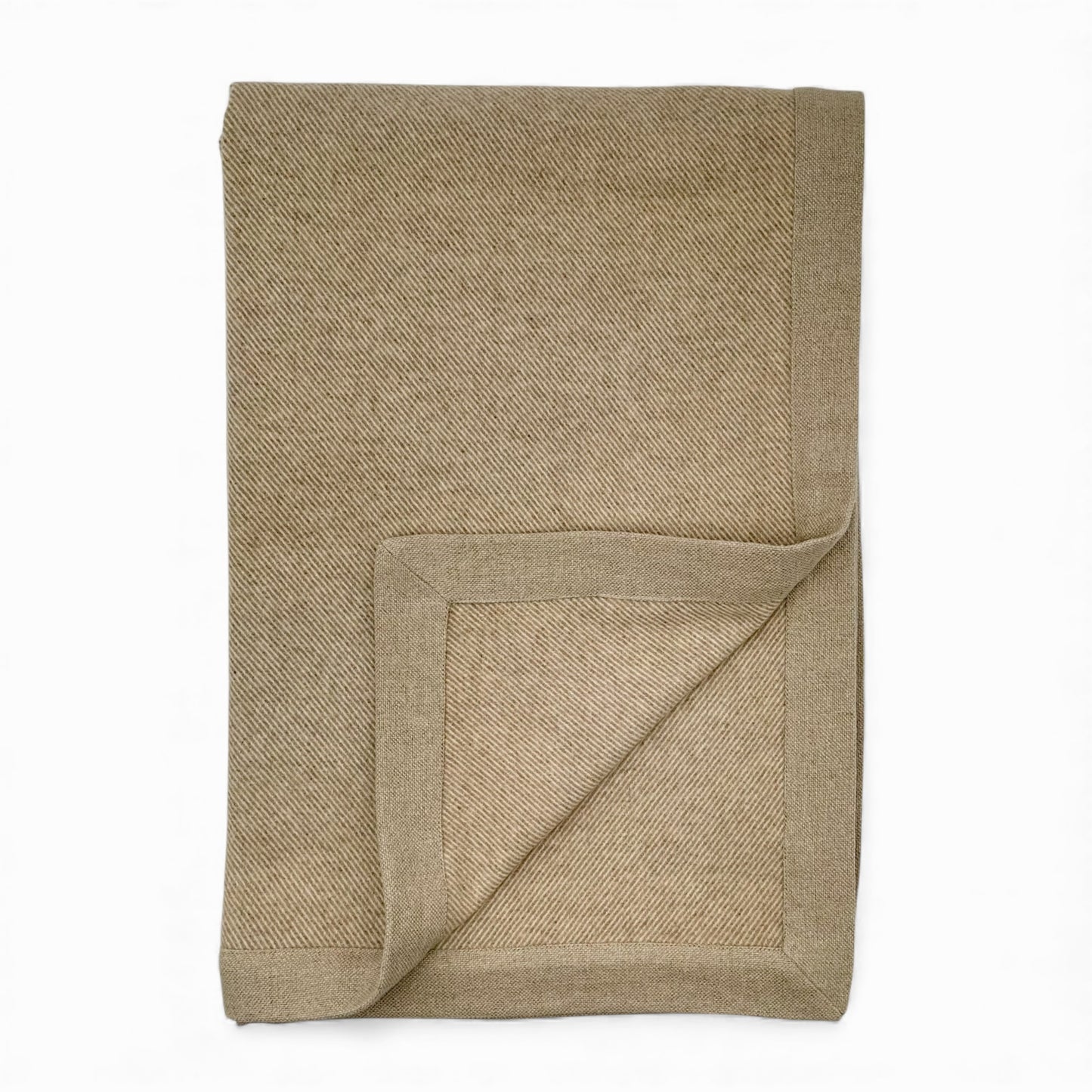 Blanket made with Italian Merino Virgin wool from Biella (Italy)