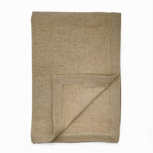 Blanket made with Italian Merino Virgin wool from Biella (Italy)