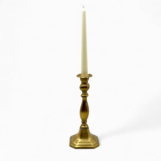 Large vintage brass candlestick