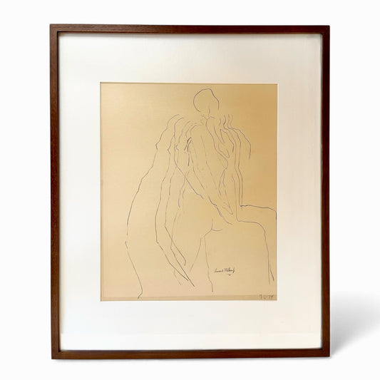 Ink drawing by Leonard Melkus Jr. - 1974